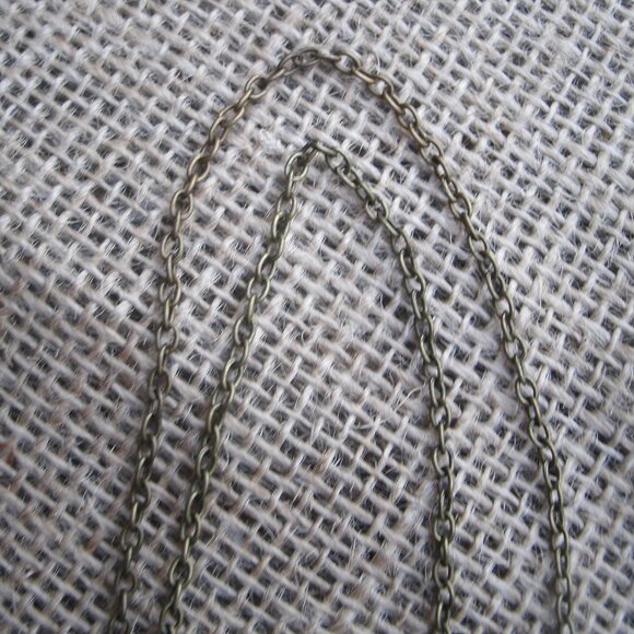 Vine Pentacle Glass Cabochon Pendant Necklace - Picture 11 of 12